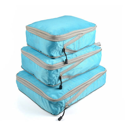 3-Pack Compression Packing Cubes for Travel Storage