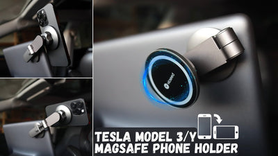 YONZEE Phone Mount for Tesla Model Y/3 Fits MagSafe Strong Magnetic Cell Phone Car Holder, HandsFree Wireless Phone