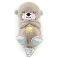 SOOTHE 'N SNUGGLE OTTER PORTABLE PLUSH BABY TOY WITH SENSORY DETAILS MUSIC LIGHTS & RHYTHMIC BREATHING MOTION